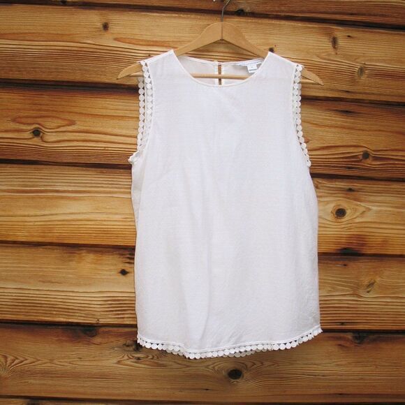 DVF Diane Von Furstenberg Silk Cotton Top - Picture 3 of 10